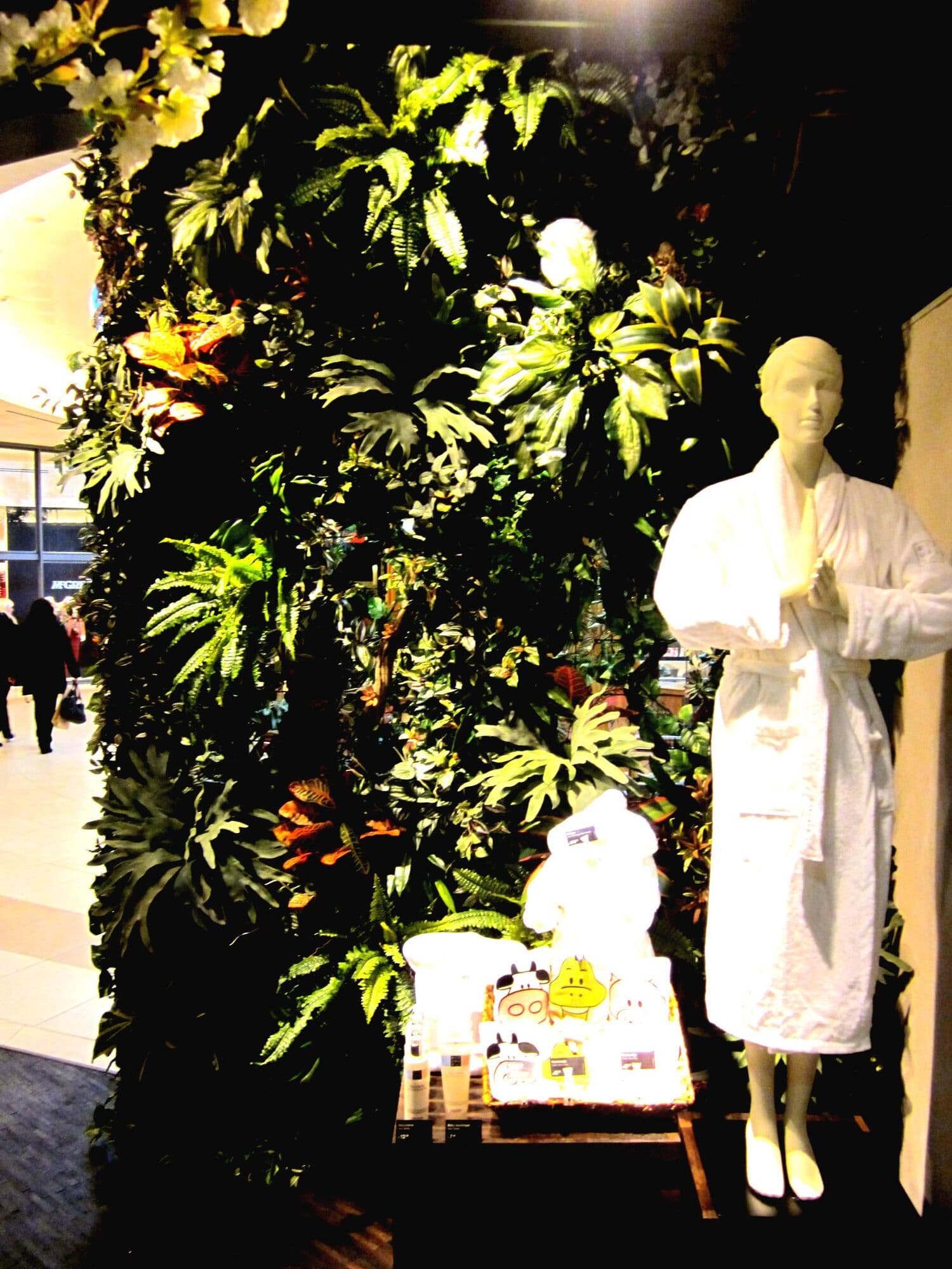 Plantenwand bij Rituals