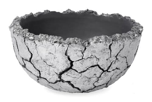 Lava bowl, 48 × 23 cm